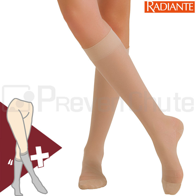 Manchons Compression Mollet CAMBIVO X2 - Bas De Contention Femme Homme Avec Stabilisateurs Latéraux, Idéal Sport, Course, Circulation Sanguine & Varices
