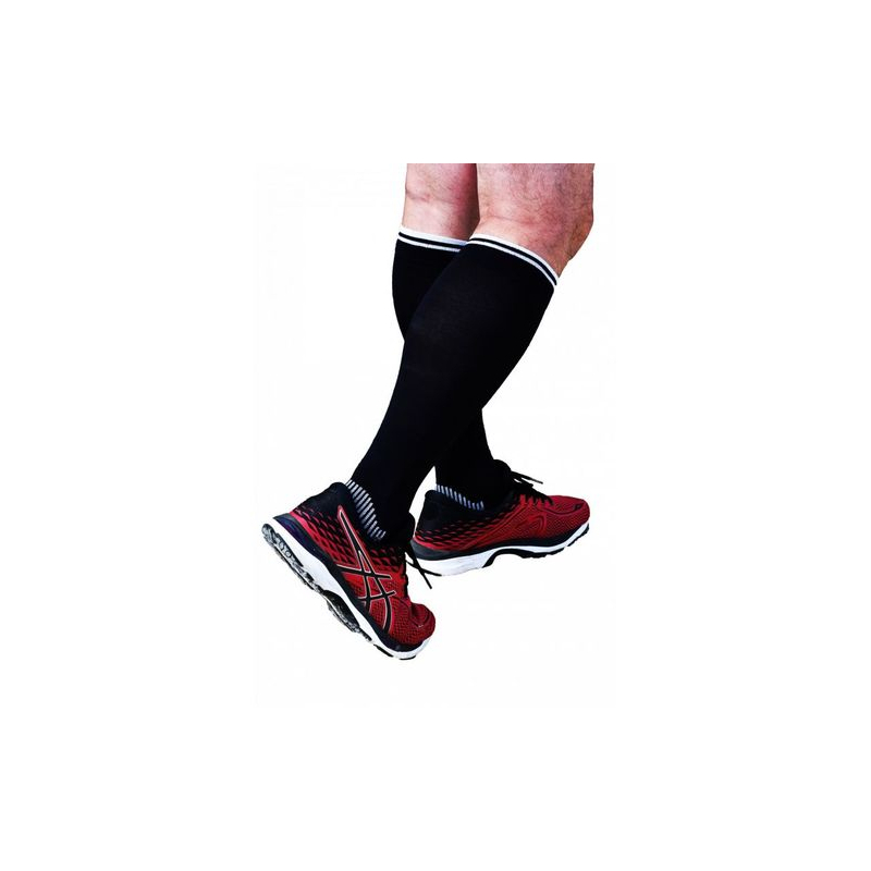 1 paire de chaussettes de sport de padel NOX Blanc / Rouge FEMME
