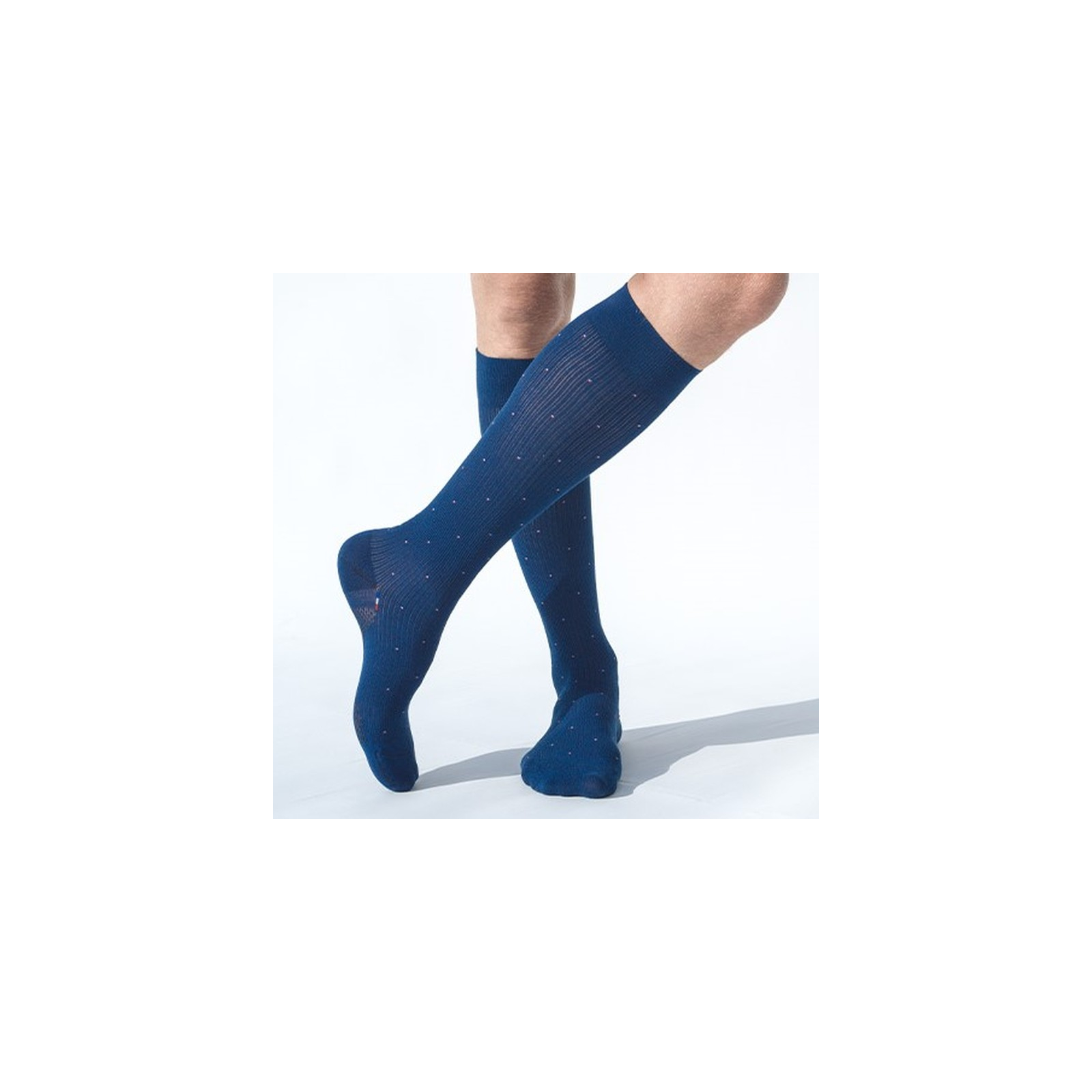Paire De Bas De Contention Pour Hommes - Taille 39-50 - Bleu Marine - Compression Voyage