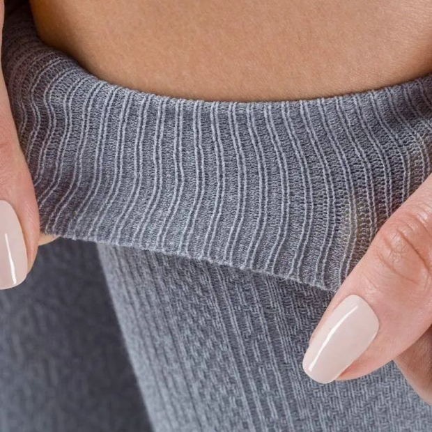 chaussettes de contention fast coton avec revers sans couture au niveau du mollet