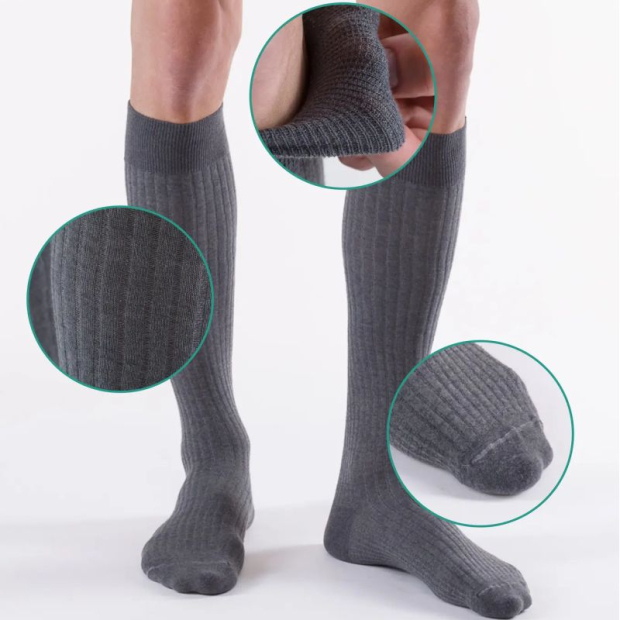 Chaussettes de contention Hiver FAST LAINE Thuasne Homme classe 3