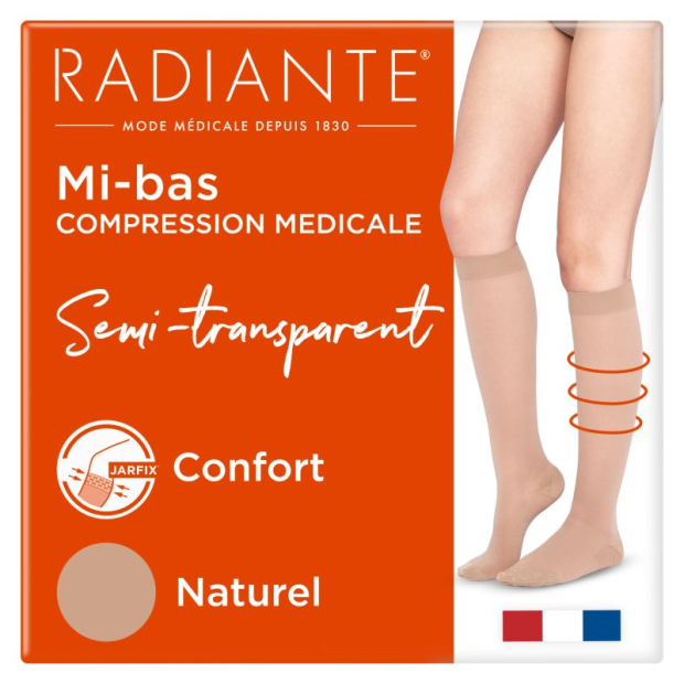 Chaussettes de contention Microvoile JarFix Radiante Classe 2