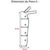 Manchon de bras pour Pressotherapie Press 4 Winelec