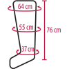dimensions des bottes de préssotherapie lady press winelec