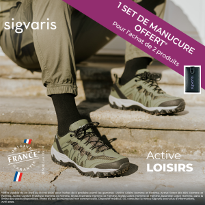 offre promo chaussettes de contention active loisirs homme sigvaris