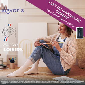 offre promo chaussettes de contention active loisirs sigvaris