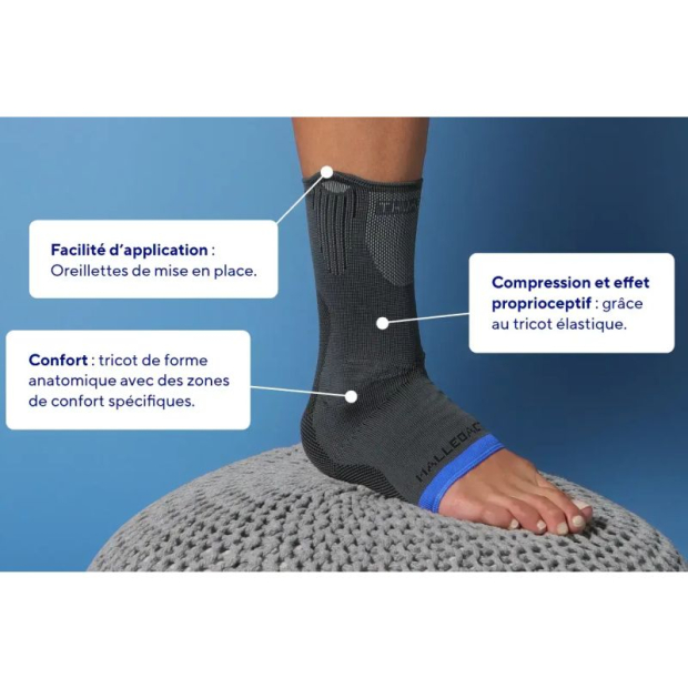 Chevillère élastique de Contention MalleoAction Thuasne
