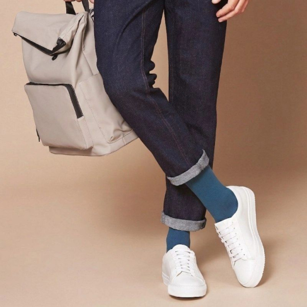 chaussettes de contention styl coton fine radiane coloris topaze