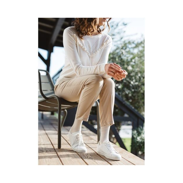 Chaussettes de contention Sigvaris Octobre Rose