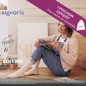 Chaussettes de contention Sigvaris Active Loisirs Classe 2