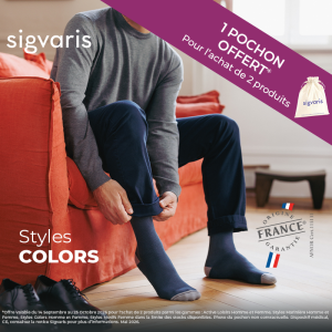 Chaussettes de contention Styles Colors Sigvaris Classe 2