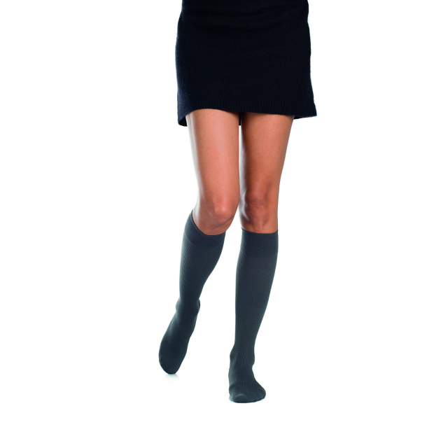 chaussettes legger casual tech coloris fusain