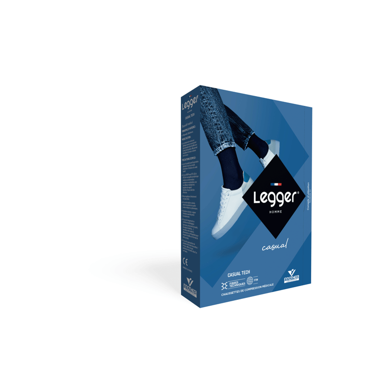 Leagger Chaussettes de Contention Legger Casual Tech Innothera
