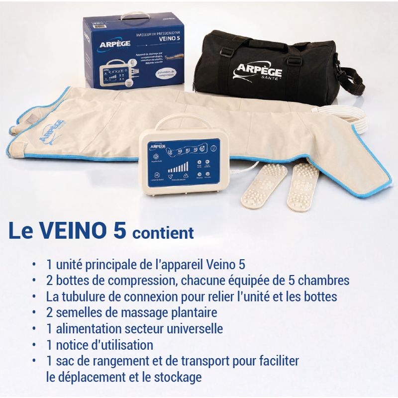 contenu du pack pressotherapie veino 5