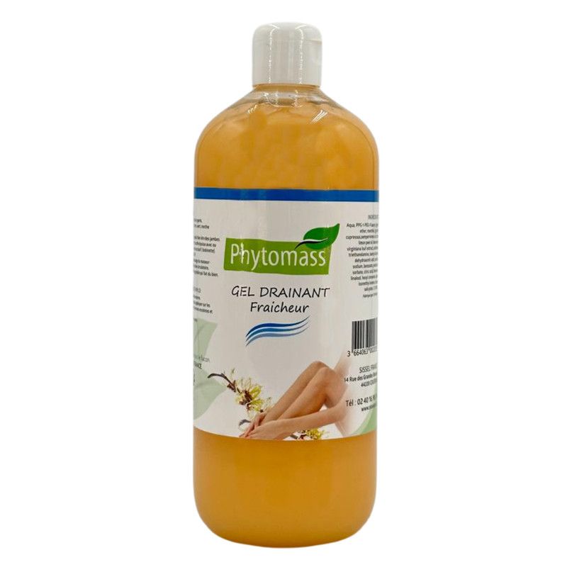 Gel de massage drainant fraicheur Phytomass 1L 